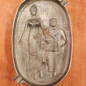 Vintage Risque Ashtray